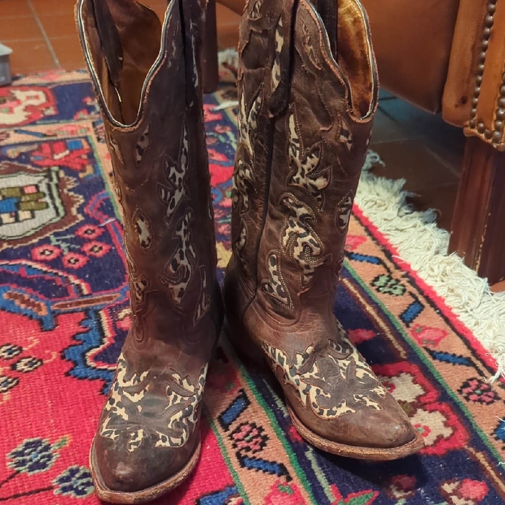 Brown Western Cowboy Boots